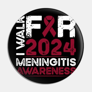 Meningitis Awareness 2024 Walk Pin