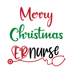 Merry Christmas Er Nurse T-Shirt