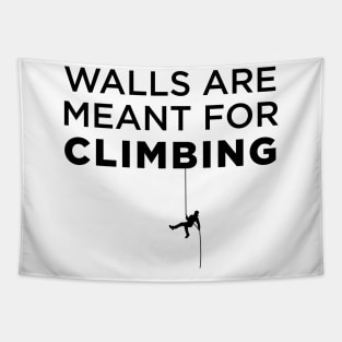 Walls Are Meant For Climbing Tapestry