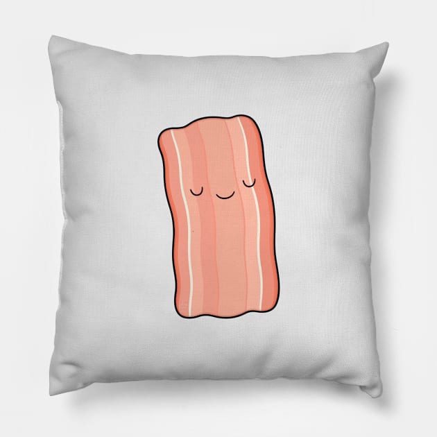 Bacon Pillow by kimvervuurt