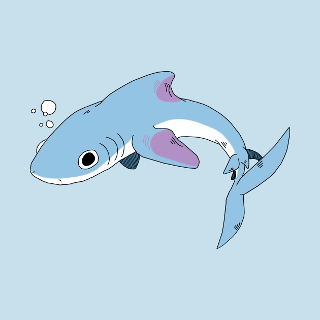 Cartoon Shark by thegallo