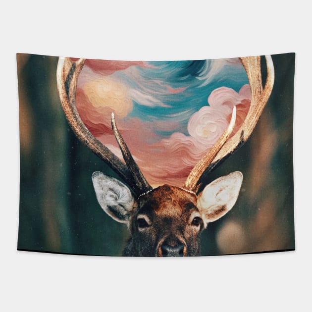 Deer Tapestry by Ndakadodo