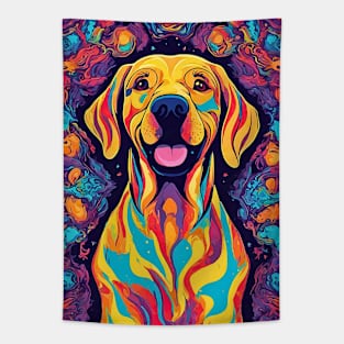 Groovy Labrador Retriever Tapestry