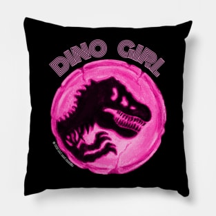 Jurassic World Pink Tyrannosaurus Rex Skull Dino Girl Pillow