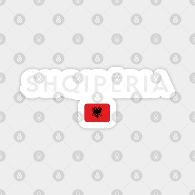 Albania flag, albanian flag Magnet by eka123