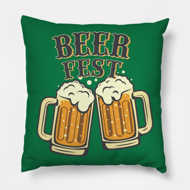 Beerfest Pillow by Arrow