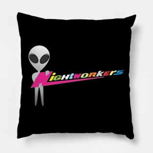 Lightworkers stand alien gray Pillow