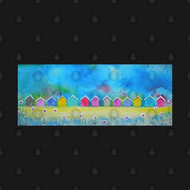 Beach Huts by FrancesArt