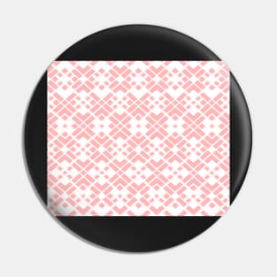 Abstract geometric pattern - pink and white. Pin