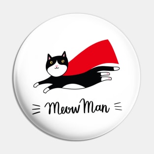 Meow Man Pin