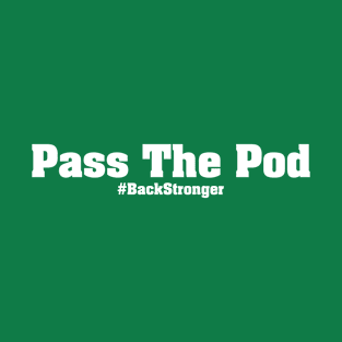 Pass The Pod | That Peter Crouch Podcast | White Print T-Shirt