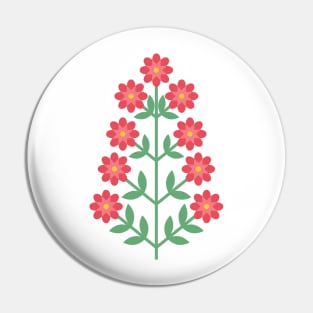 Cute Cartoon Flower Pin