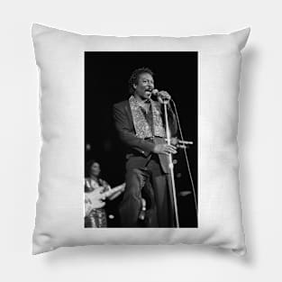 Wilson Pickett BW Photograph Pillow