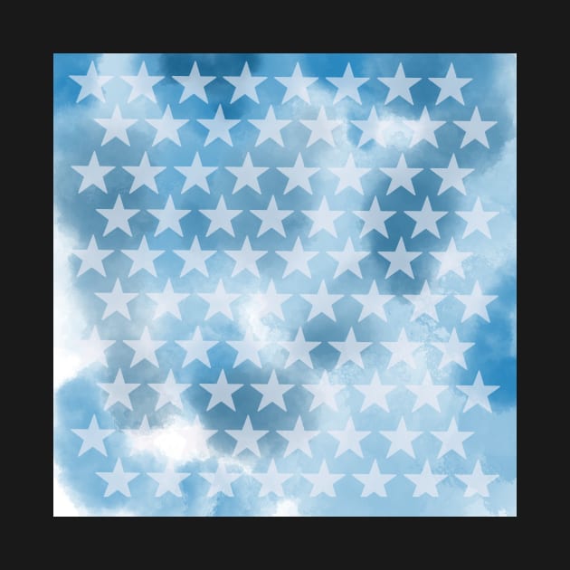 Blue and white  star by LFariaDesign