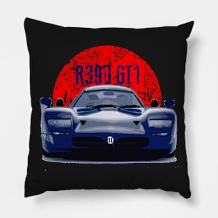 Nissan R390 GT1 Red Flag Pillow