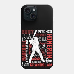 Baseball Batter Pitcher Catcher Phone Case