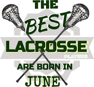 The Best Lacrosse are Born in June Design Gift Idea Magnet