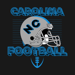 North Carolina Football Vintage Style T-Shirt