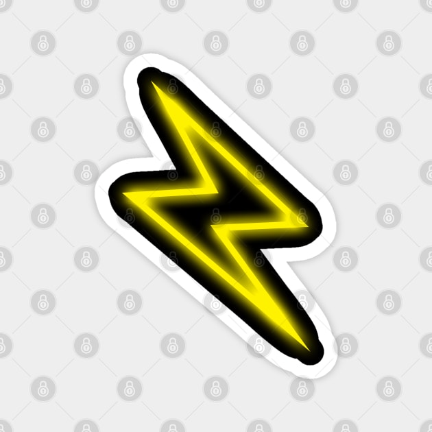 LIGHTNING YELLOW Magnet by mrcatguys