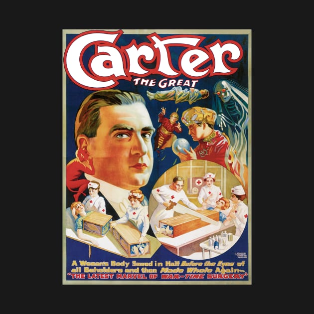 Vintage Magic Poster Art, Carter the Great by MasterpieceCafe