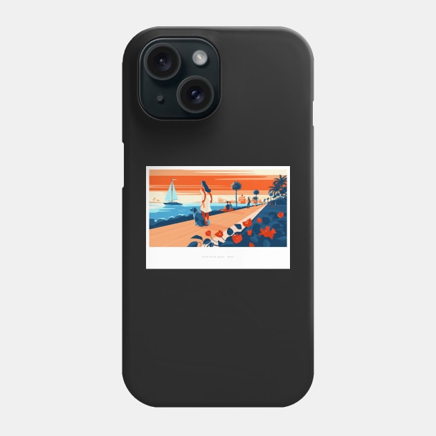 South Pointe Sunset Phone Case by kiko