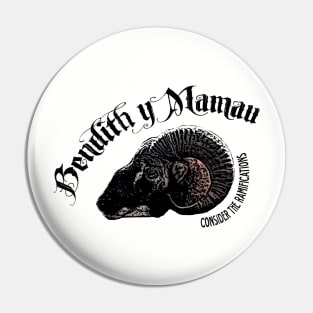 Bendith y Mamau Soay Sheep Shirt Pin