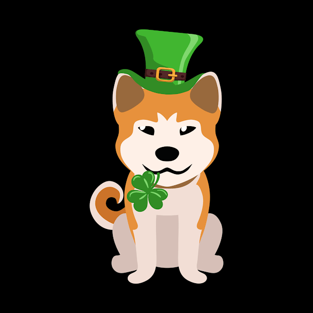 Cute Hasky St. Patrick's Day Dog Lovers Owners Gift by peter2art