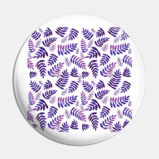 Modern Fern Leaves - Neon Pin