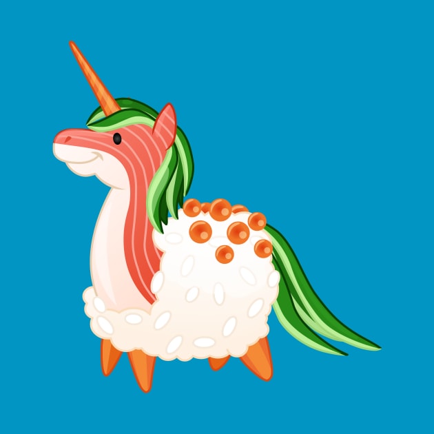 California Sushicorn by LittleWhiteOwl