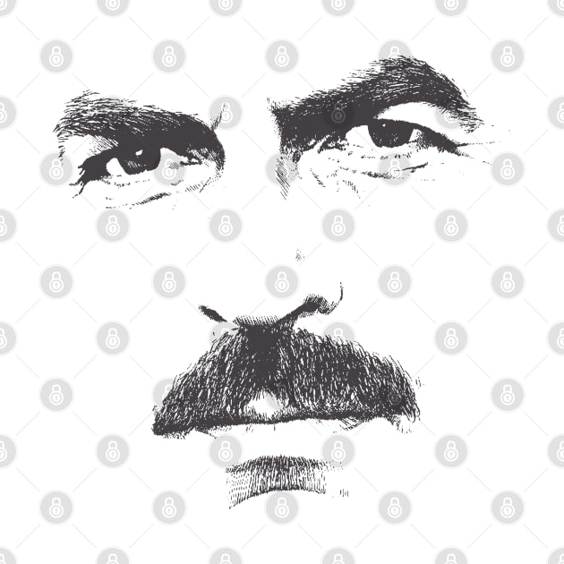 Tom Selleck Face Classic by Pop Laris Manis