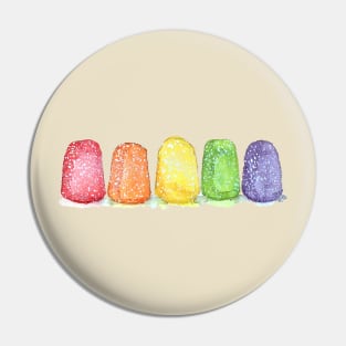 Gumdrop Rainbow Pin