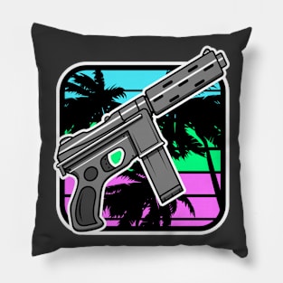 Comic gun Pillow