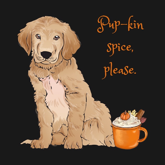 Pup-kin (Pumpkin) Spice Coffee Dog by TheMavenMedium