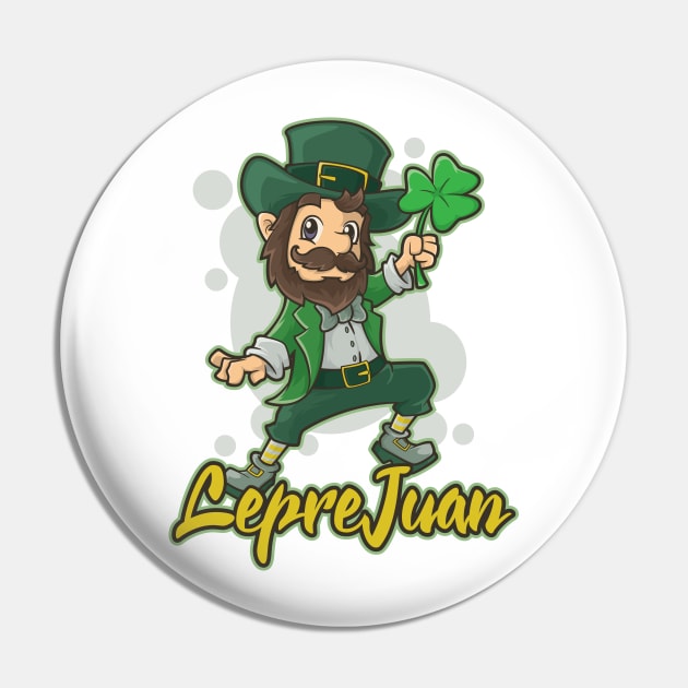 St Patrick's Day Irish Funny Ireland Latino Gift For Mexican Pin by TellingTales