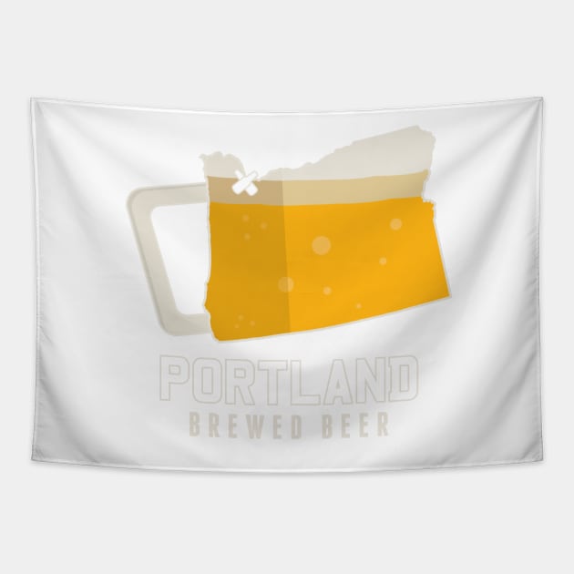 Portland Local Beer Tapestry by BentonParkPrints