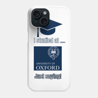 Oxford University T-Shirt, college apparel, unisex t-shirts, university t-shirts, alumni clothing, University of Oxford, gift ideas, college Phone Case