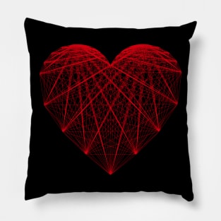 heart in line Pillow