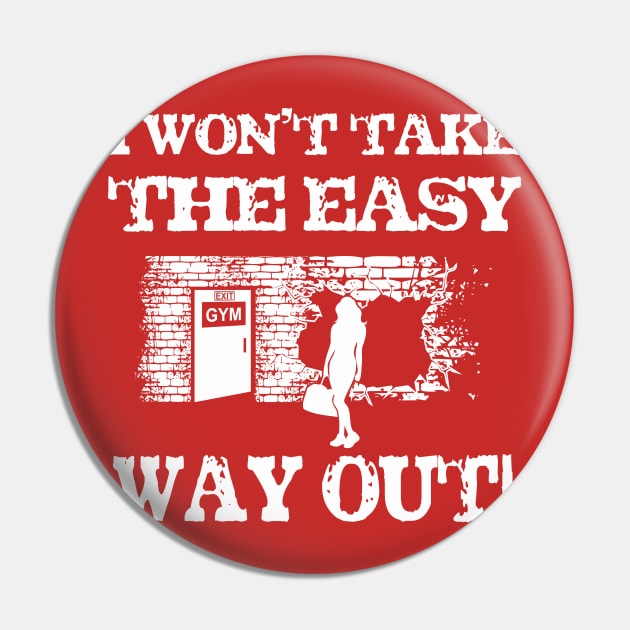 Way Out (Female) Pin by teamface