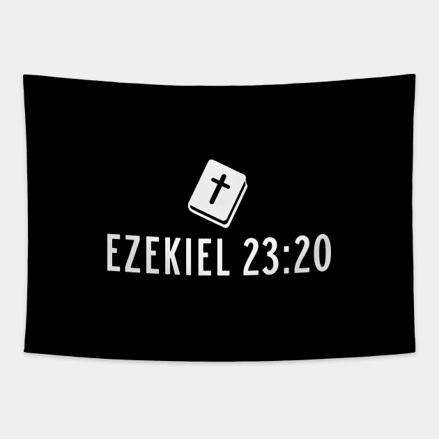 EZEKIEL 23:20 Tapestry by pitnerd