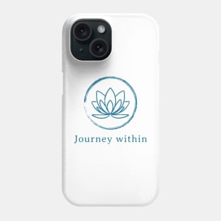 Yoga Lotus Flower journey within Phone Case
