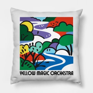 Yellow Magic Orchestra  - -  Retro Fan Artwork Pillow