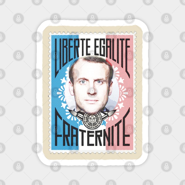 Emmanuel Macron Magnet by Closeddoor