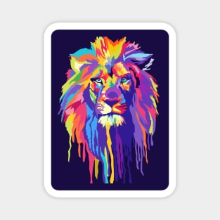 Lion Pop Art Magnet