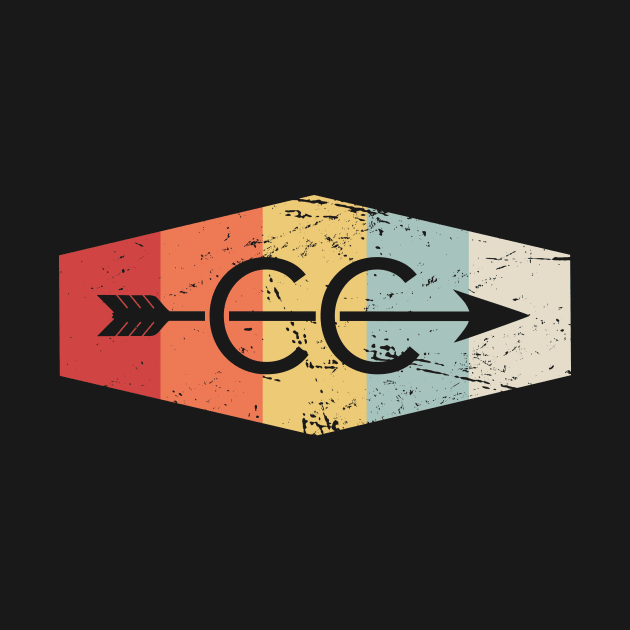 Retro Vintage Cross Country Logo by MeatMan