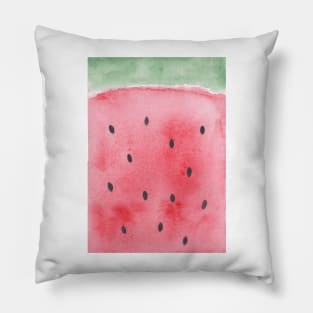 Watermelon watercolor Pillow