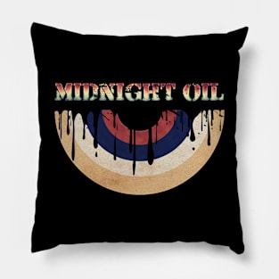 Melted Vinyl - Midnight Oil Pillow