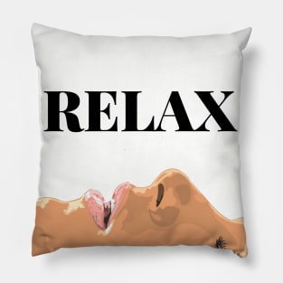 Relax Fashion Lying Woman Design Pillow