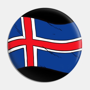 Flag of Iceland Pin