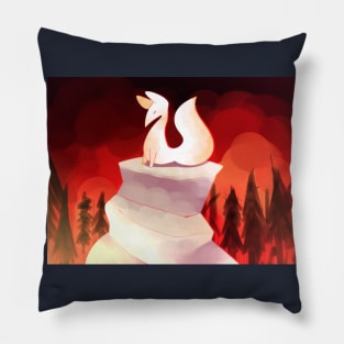 Fox In Hell Pillow