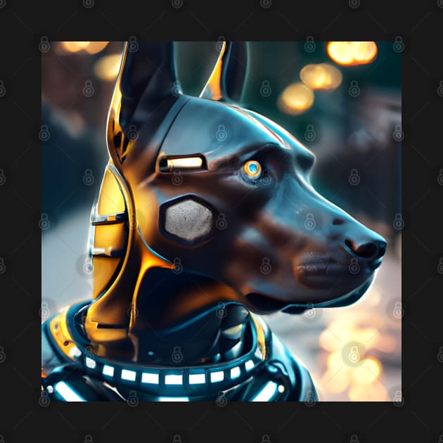 Cyberpunk Dog (1) - Anthropomorphic Sci fi Dogs by TheThirdEye